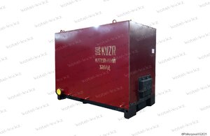 Котел 0.9 МВт с топкой ОУР