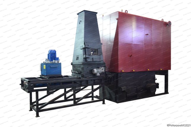 Котел 0.7 МВт на опилках автоматический