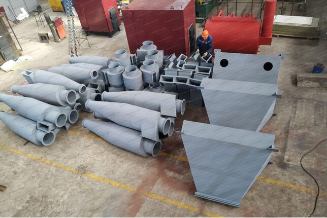 Производство промышленных циклонов ЦН 11 600 1УП