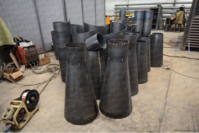 Изготовление промышленных циклонов ЦН 15 400 1УП